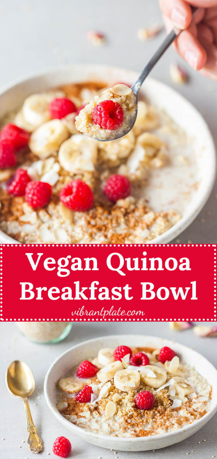 Vegan Breakfast Quinoa
 Vegan Quinoa Breakfast Bowl Vibrant Plate