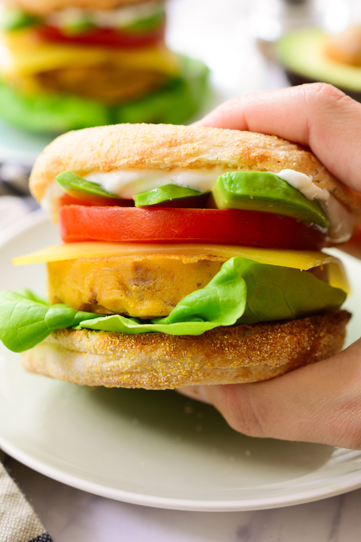 Vegan Breakfast Sandwich
 Vegan Breakfast Sandwich