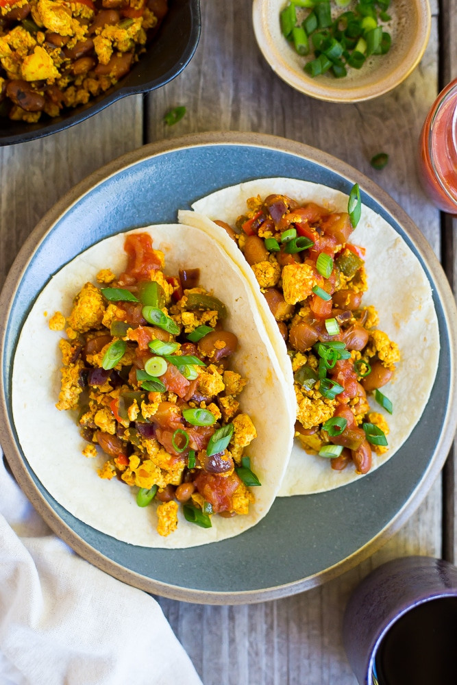 Vegan Breakfast Scramble
 Southwest Tofu Scramble Breakfast Tacos She Likes Food