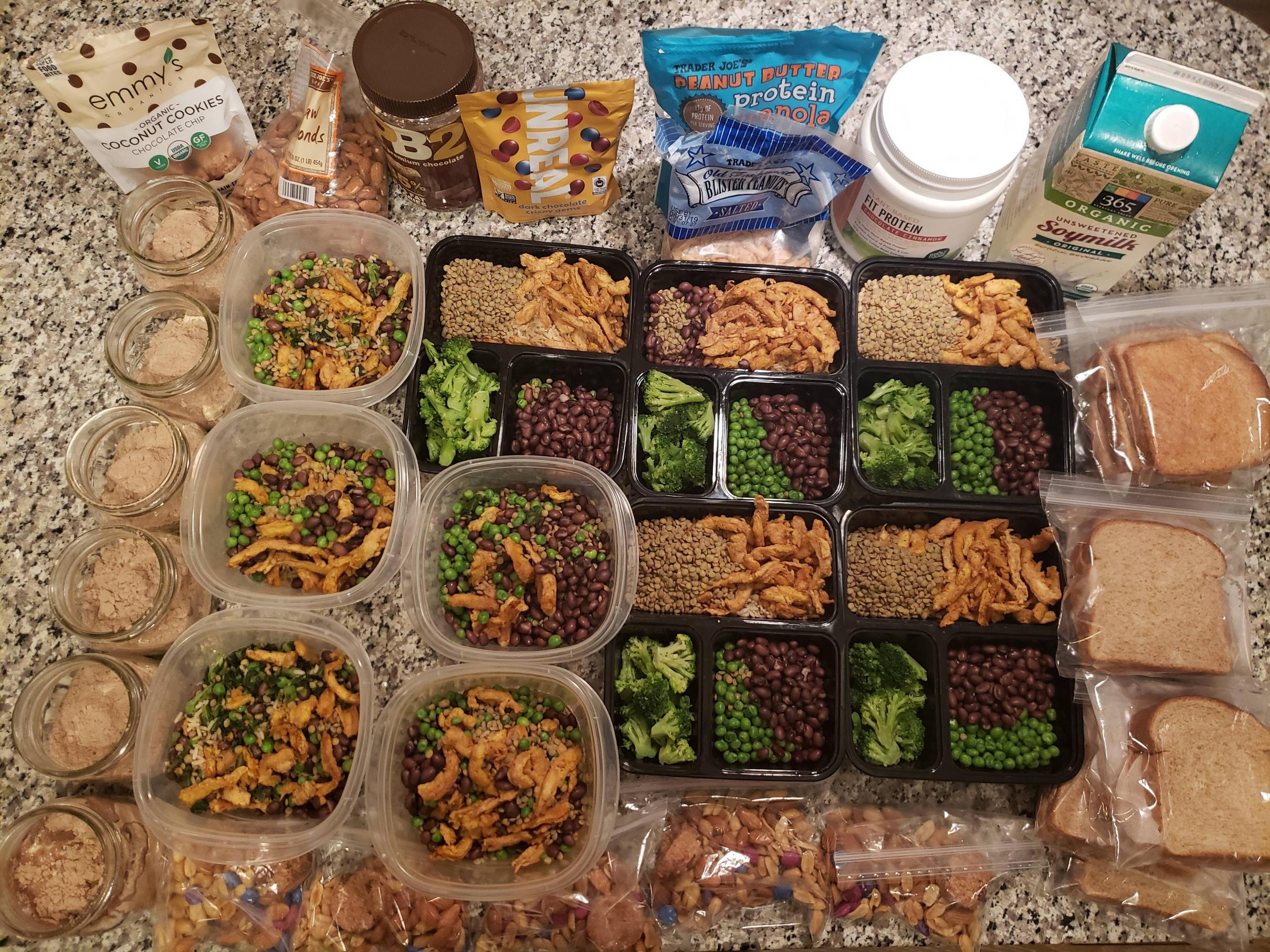 Vegan Fitness Meal Prep
 Vegan Fitness Meal Prep 2915 Cal 200G protein details