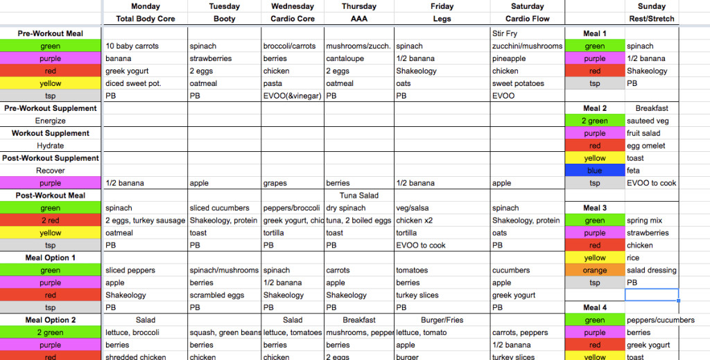 Vegan Plan A 80 Day Obsession
 80 Day Obsession Meal Plan and FREE Printable