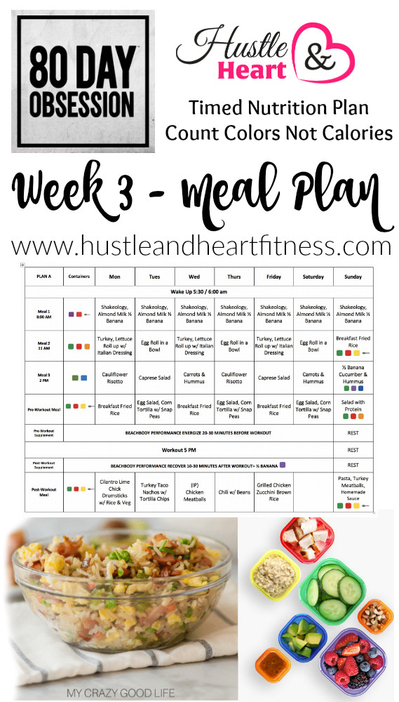 Vegan Plan A 80 Day Obsession
 80 Day Obsession Week 3 Meal Plan with recipes