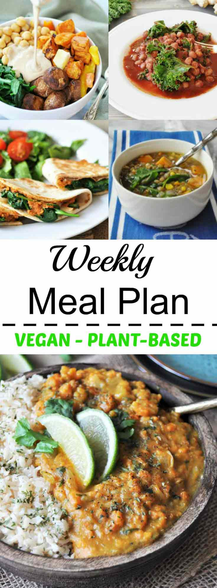 Vegan Plan Ahead Meals
 Healthy Vegan Weeknight Meal Plan Veganosity