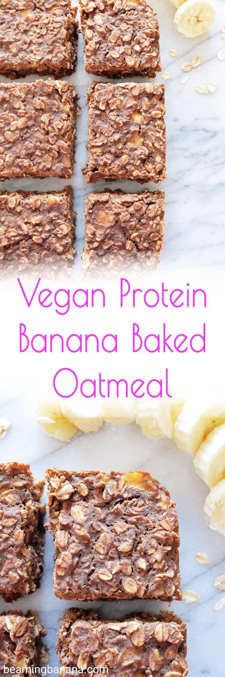 Vegan Protein Baked Oatmeal
 Vegan Protein Banana Baked Oatmeal Recipe