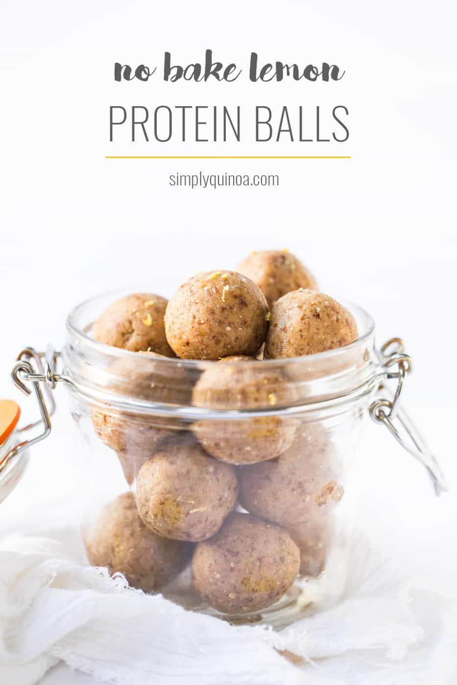 Vegan Protein Balls No Bake
 No Bake Lemon Protein Balls Simply Quinoa
