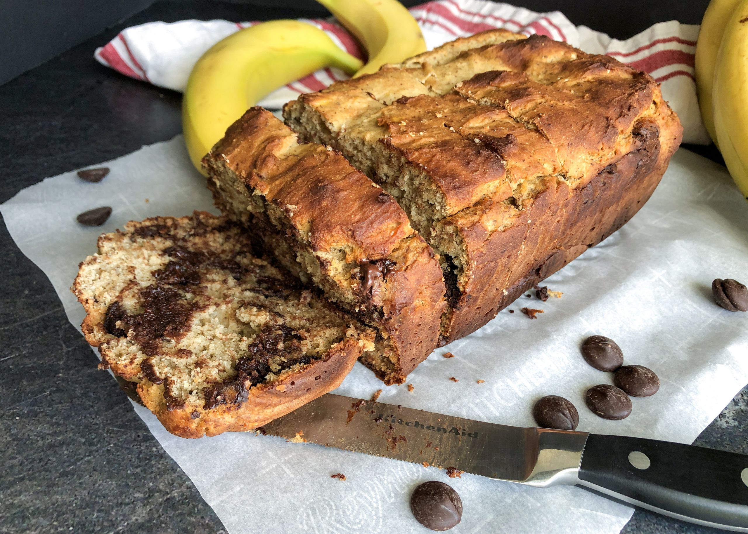 Vegan Protein Banana Bread
 CHOCOLATE CHIP PROTEIN BANANA BREAD VEGAN – No Excuses