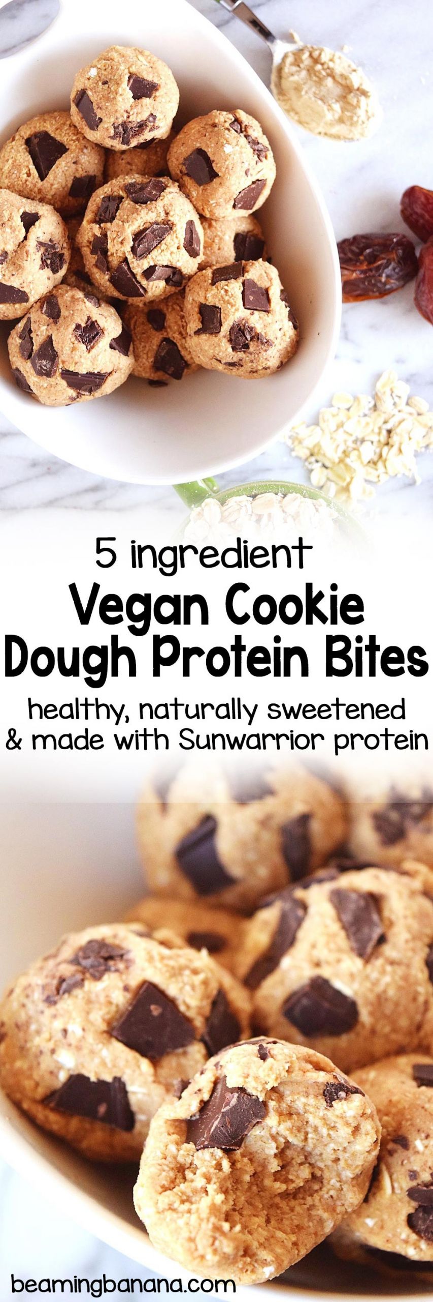 Vegan Protein Bites
 Vegan Cookie Dough Protein Bites Beaming Banana