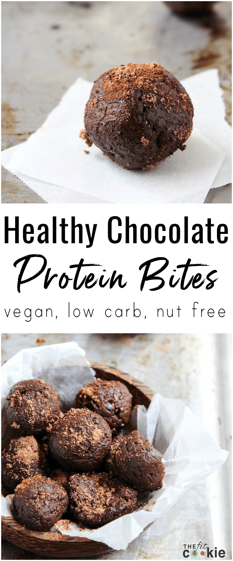 Vegan Protein Bites
 Healthy Chocolate Protein Bites Vegan • The Fit Cookie