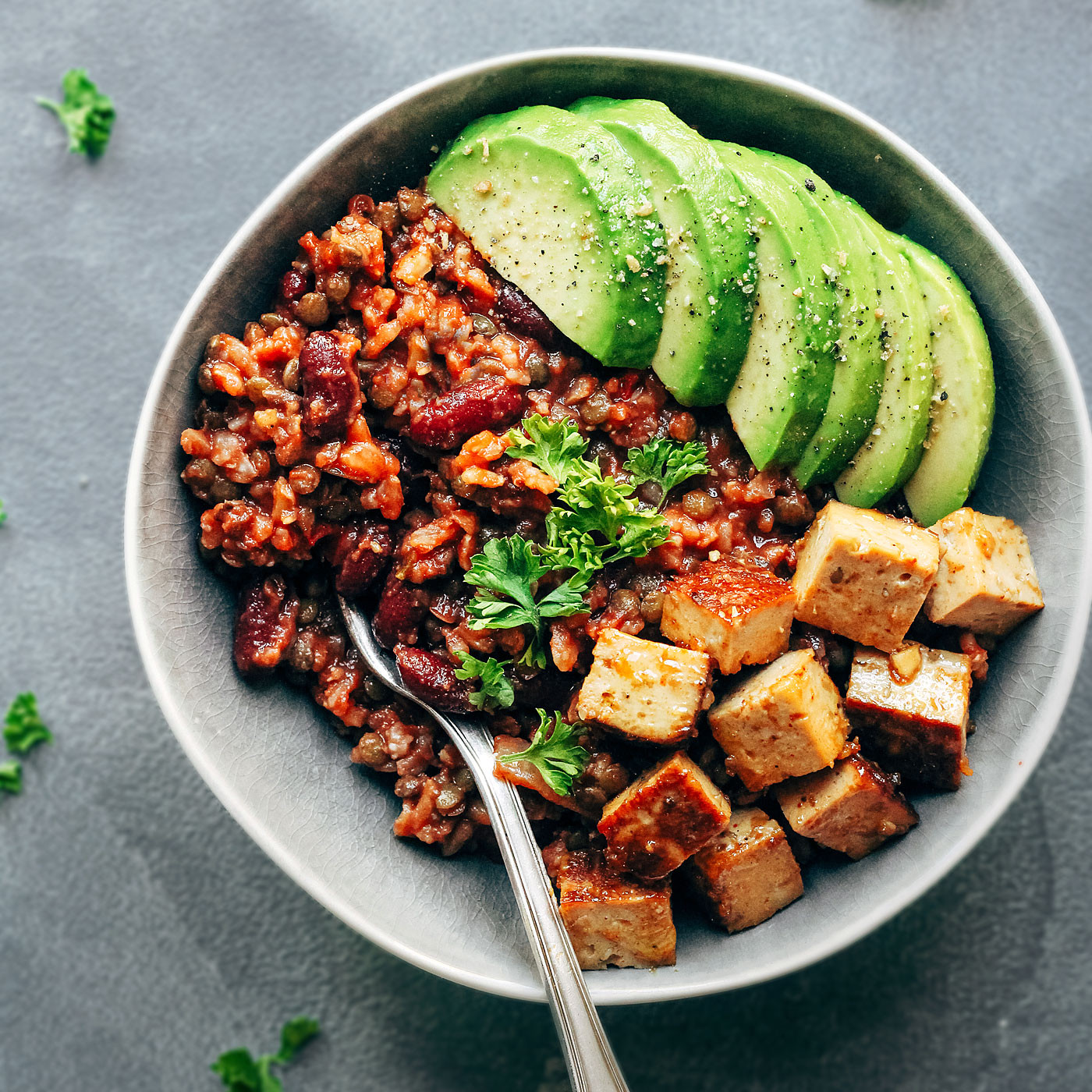 Vegan Protein Bowl Recipes
 Enchilada Power Bowls with Spicy Tofu Full of Plants