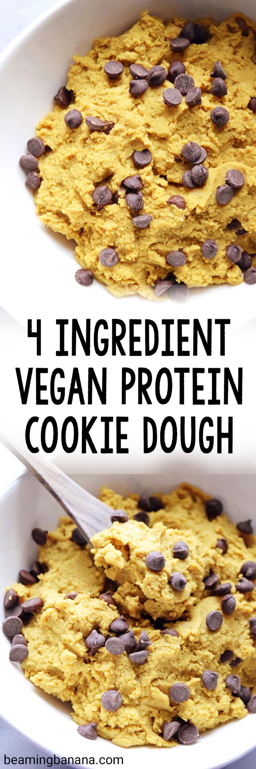 Vegan Protein Cookie Dough
 Vegan Protein Cookie Dough Beaming Banana