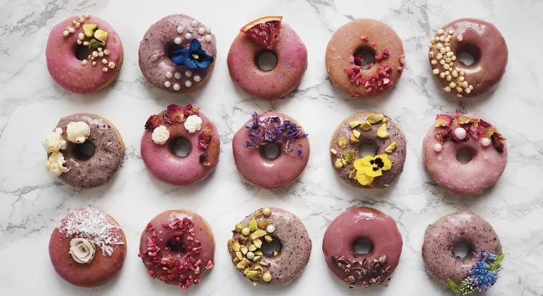 Vegan Protein Donuts
 Vegan Pink Protein Donuts Recipe