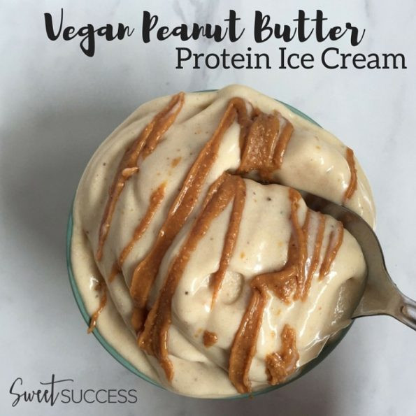 Vegan Protein Ice Cream
 Vegan Peanut Butter Protein Ice Cream