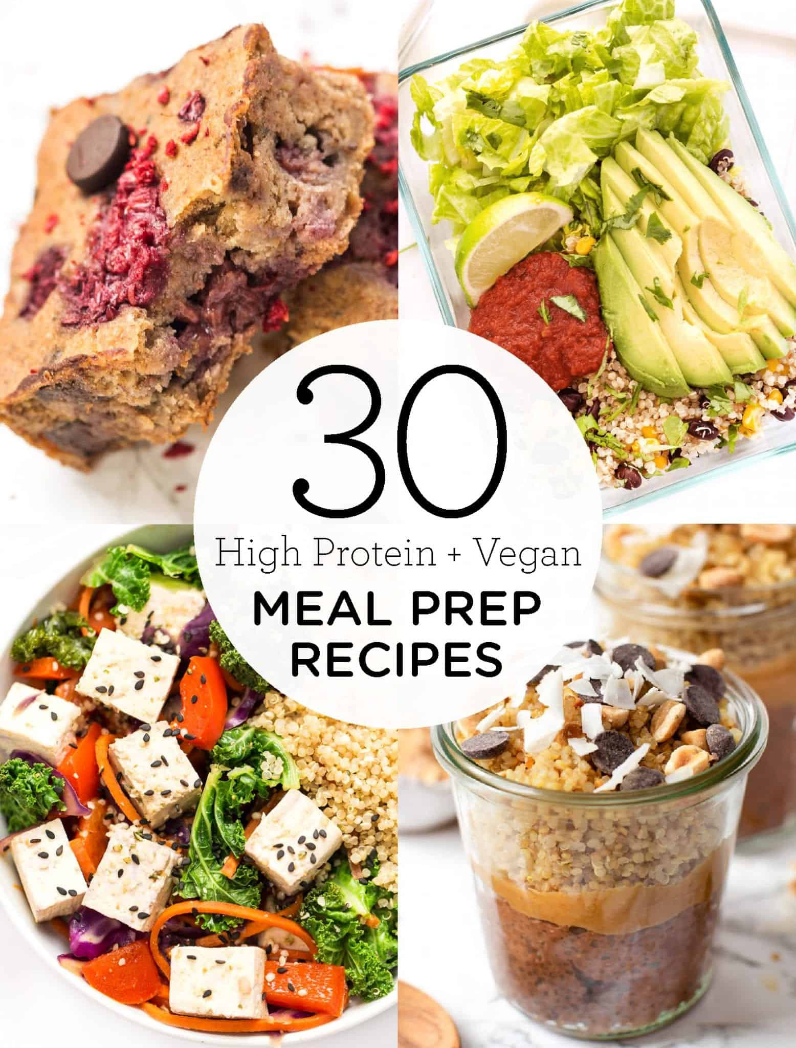 Vegan Protein Lunch
 30 High Protein Vegan Meal Prep Recipes Simply Quinoa