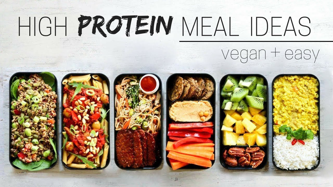 Vegan Protein Lunch
 HIGH PROTEIN VEGAN MEAL IDEAS bento box