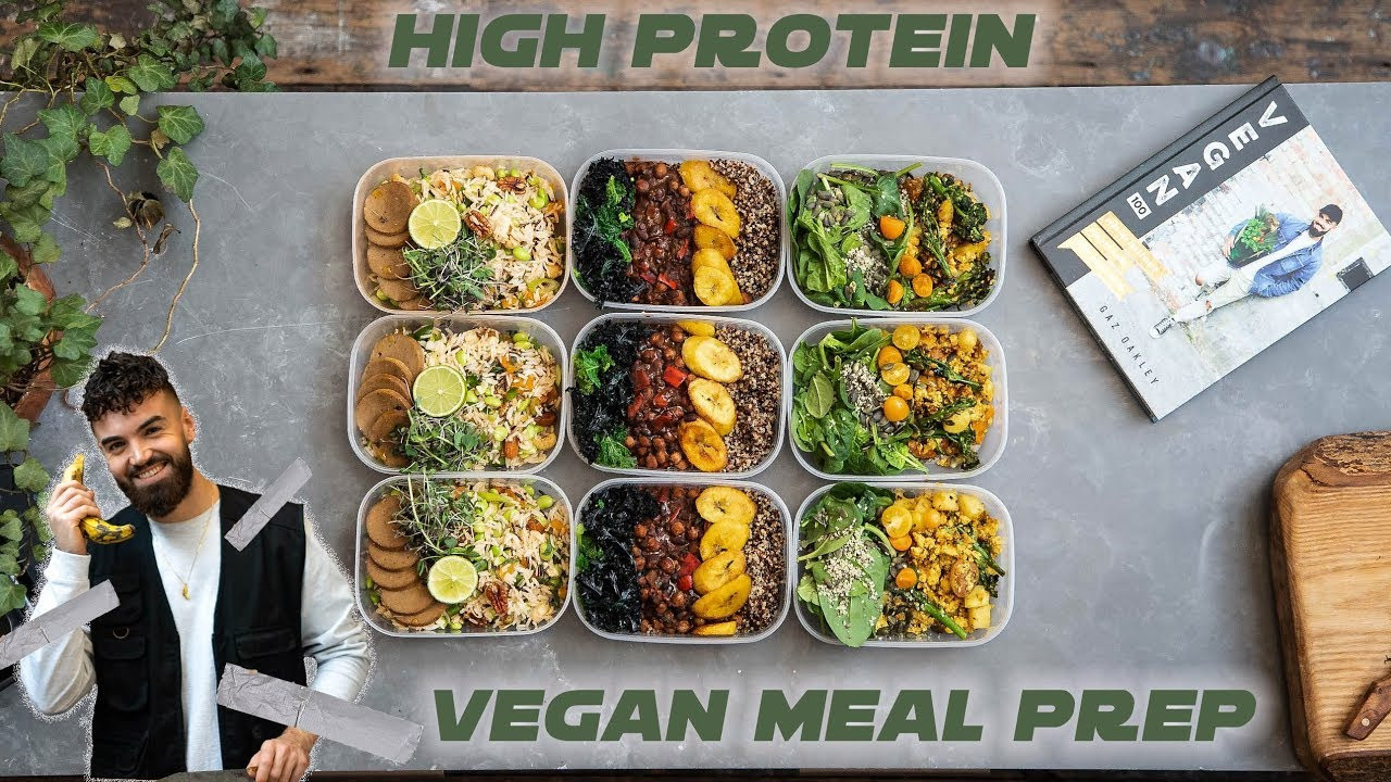 Vegan Protein Meal Prep
 VEGAN HIGH PROTEIN MEAL PREP