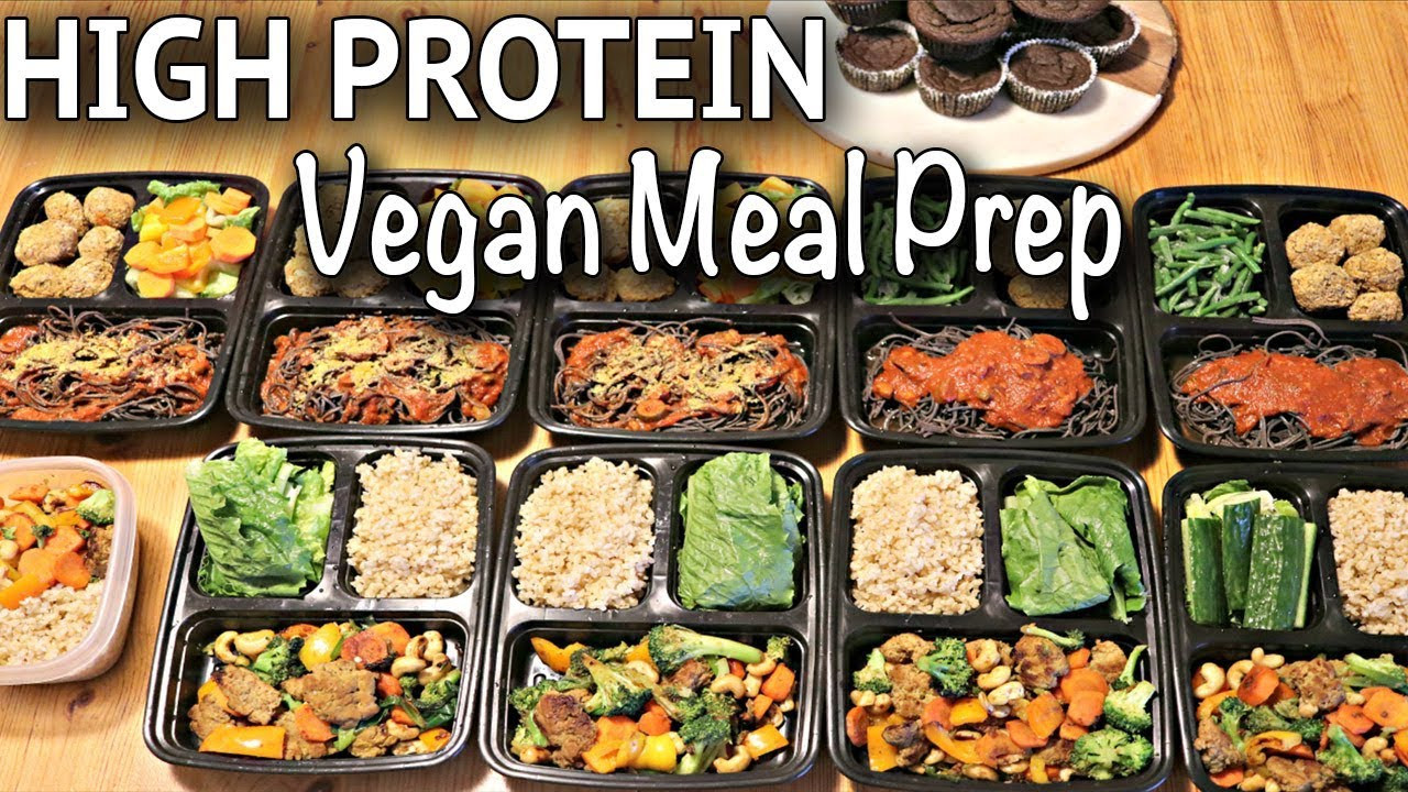 Vegan Protein Meal Prep
 VEGAN MEAL PREP FOR THE WEEK HIGH PROTEIN gluten free