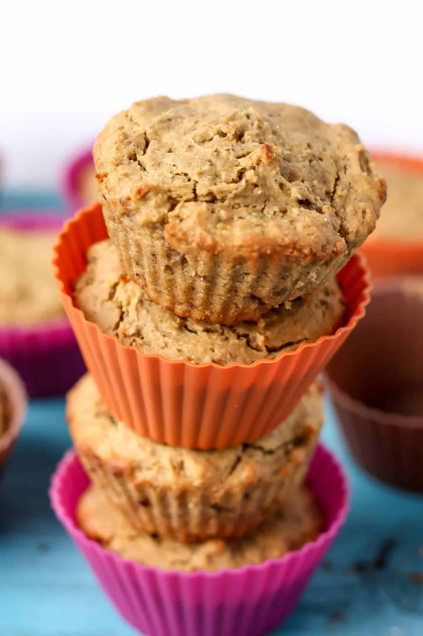 Vegan Protein Muffins
 vegan peanut butter protein muffins 6 • Fit Mitten Kitchen