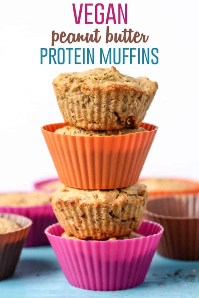 Vegan Protein Muffins
 Vegan Peanut Butter Protein Muffins [gluten free] • Fit
