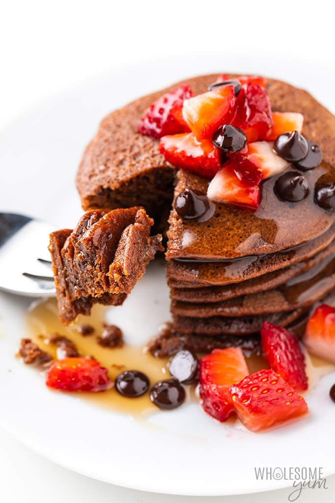 Vegan Protein Pancakes Low Carb
 LOW CARB CHOCOLATE PROTEIN PANCAKES RECIPE With images