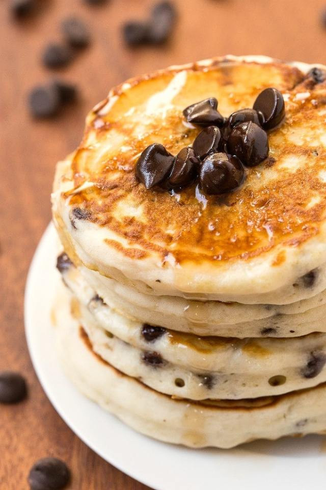 Vegan Protein Pancakes Low Carb
 Healthy Fluffy Low Carb Chocolate Chip Pancakes