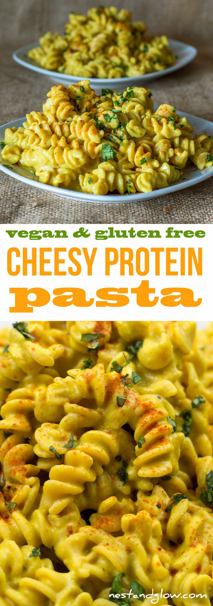 Vegan Protein Pasta
 Cheesy Protein Pasta Vegan and Gluten Free Recipe