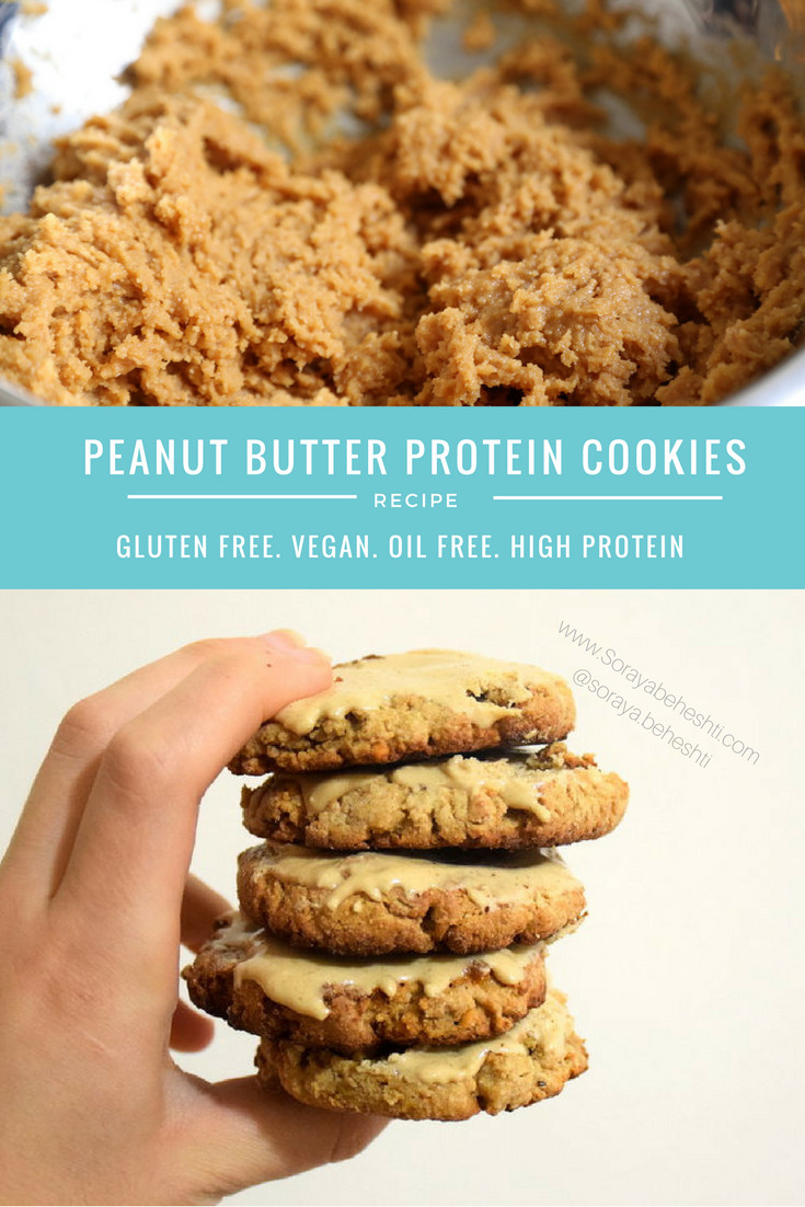 Vegan Protein Powder Cookies
 gluten free vegan peanut butter protein powder cookies