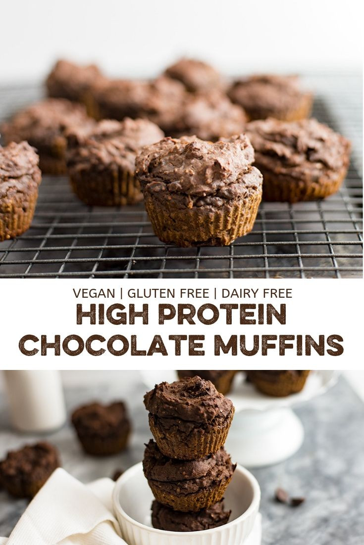 Vegan Protein Powder Muffins
 Vegan Chocolate Protein Muffins are the perfect breakfast