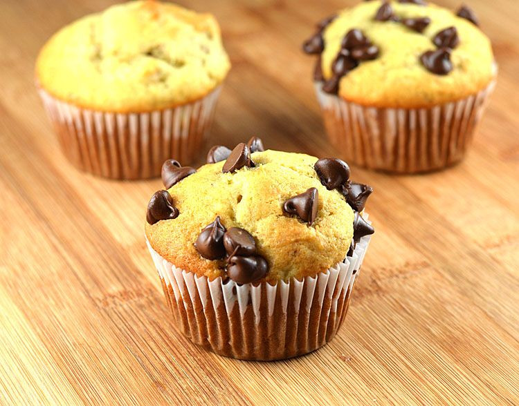 Vegan Protein Powder Muffins
 High Protein Banana Chocolate Chip Muffins