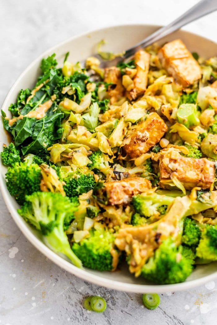 Vegan Protein Recipes Low Carb
 Low Carb Vegan Dinner Bowl Recipe Running on Real Food