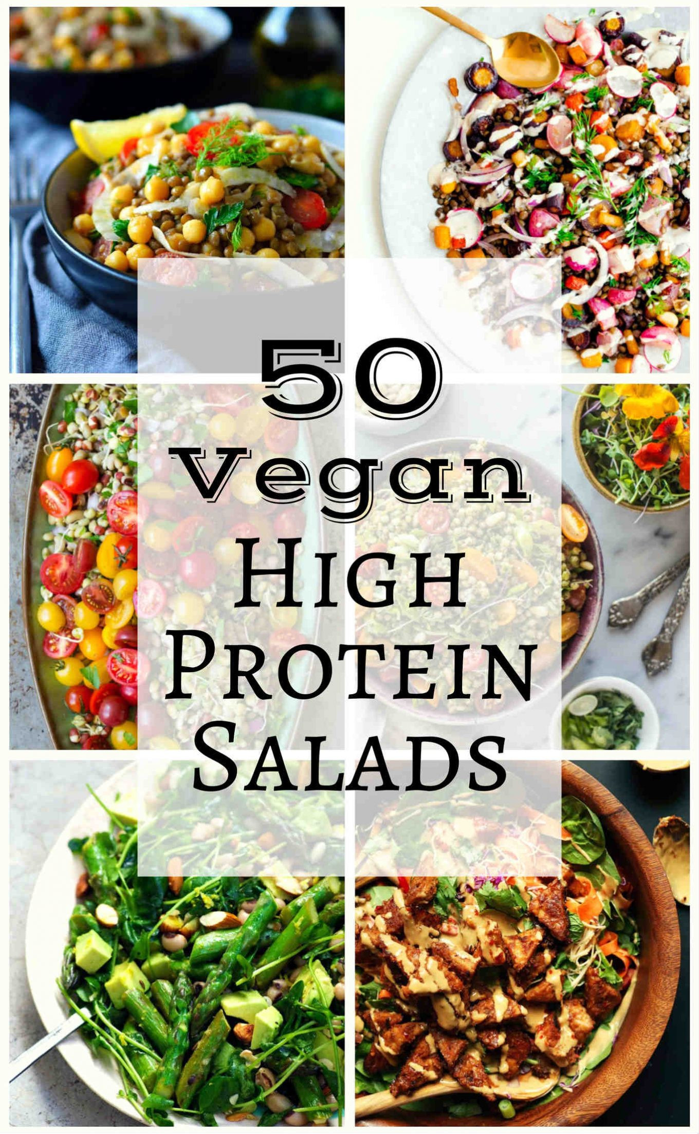 Vegan Protein Salad
 50 Vegan High Protein Salads