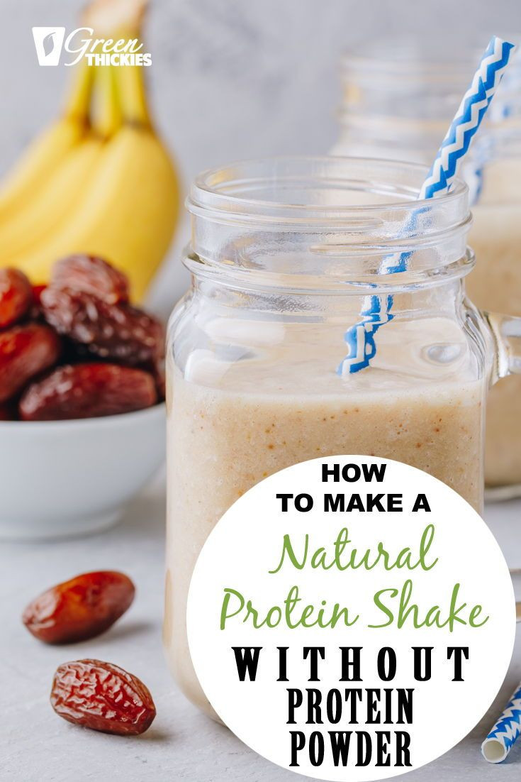 Vegan Protein Shake Without Powder
 How to make a Natural Protein Shake without Protein Powder