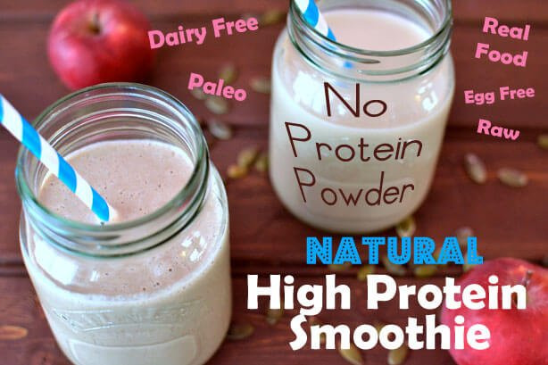 Vegan Protein Shake Without Powder
 How to make a Natural Protein Shake without Protein Powder