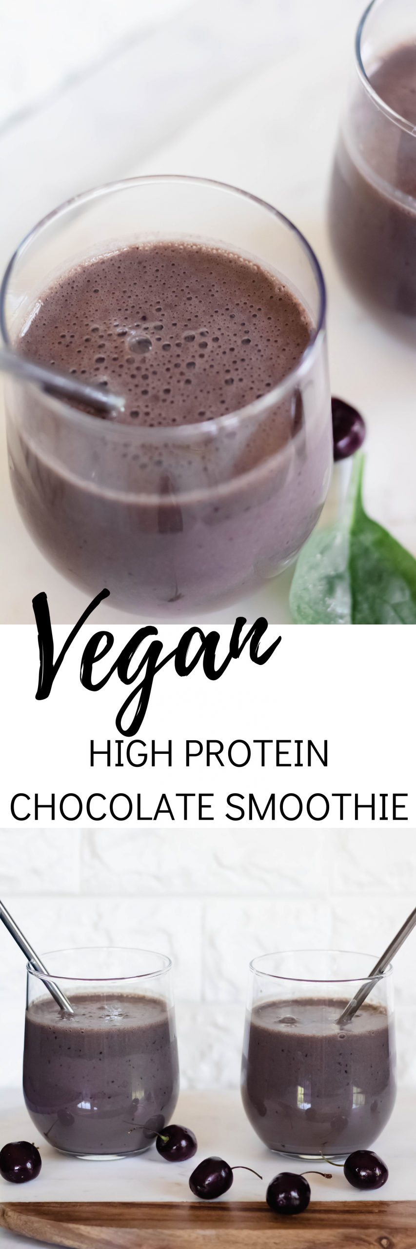 Vegan Protein Smoothie Recipes
 High protein chocolate smoothie Recipe