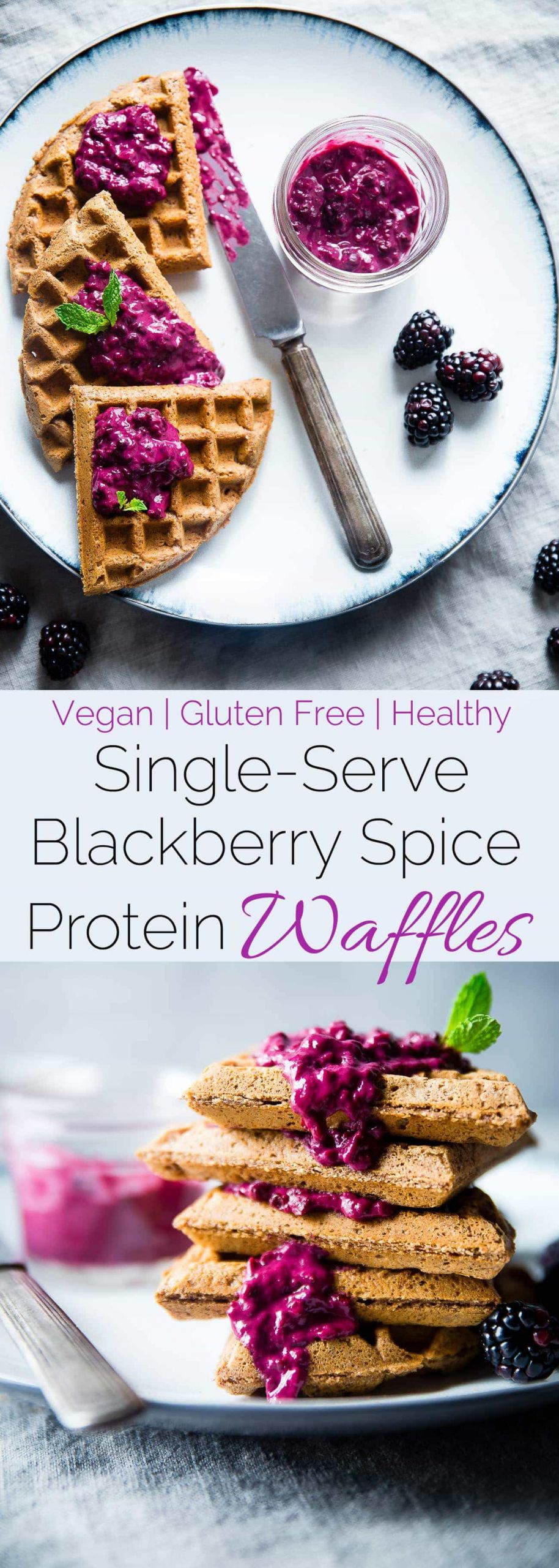 Vegan Protein Waffles
 Single Serving Vegan Protein Waffles