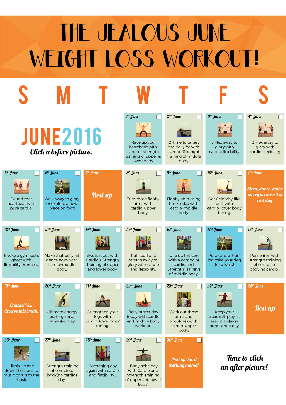 Weight Loss Exercise
 Weight Loss Workout Calendar