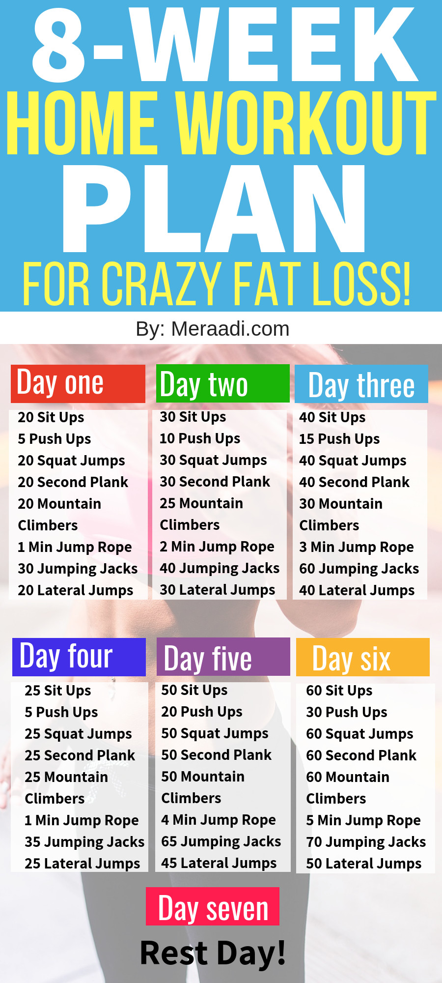 Weight Loss Exercise Plan At Home
 Pin on Workout