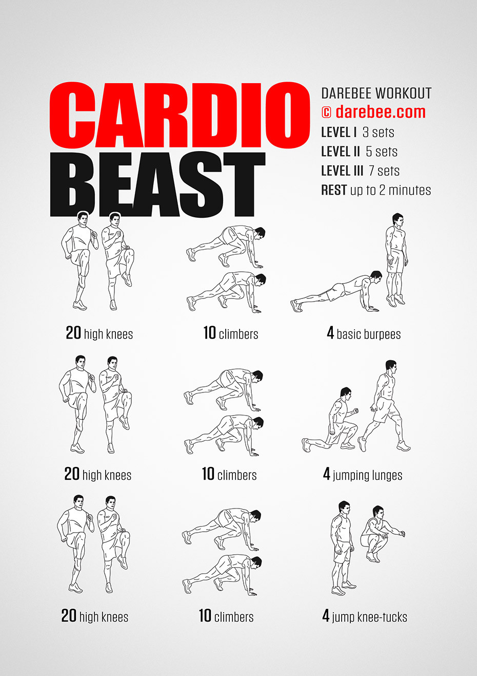 Weight Loss Exercises At Home For Men
 Cardio Beast Workout