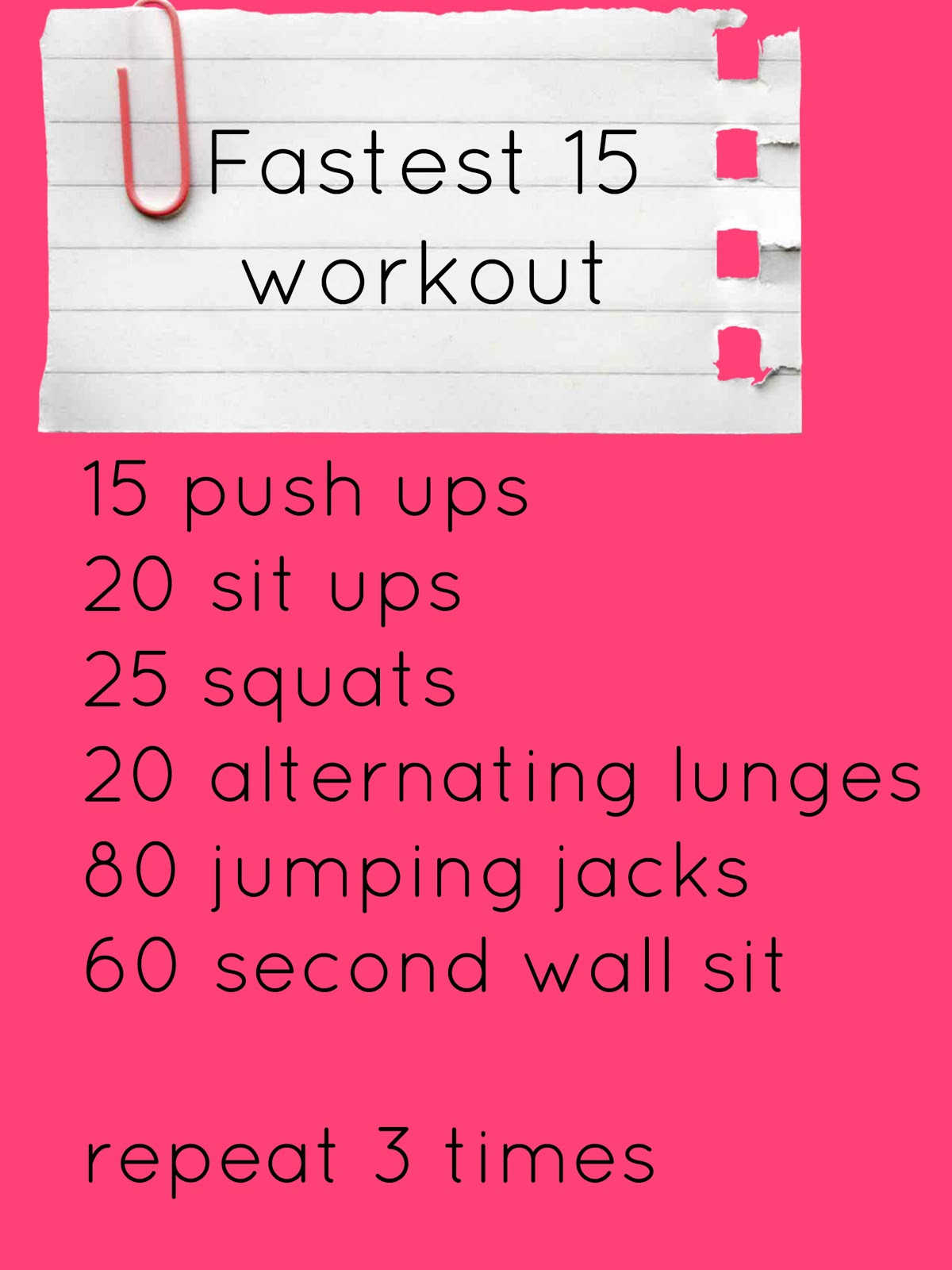Weight Loss Exercises Fast
 Fastest 15 workout