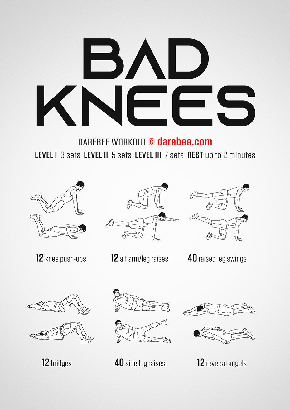 Weight Loss Exercises For Bad Knees
 Bad Knees Workout