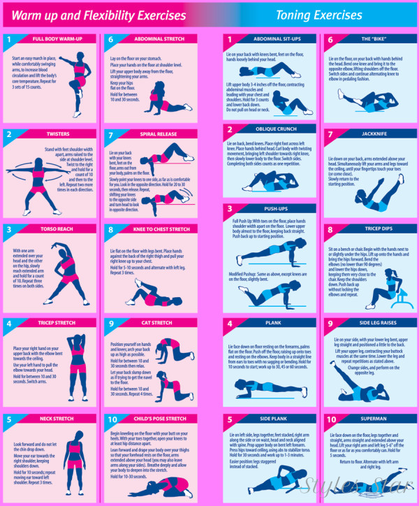 Weight Loss Exercises For Women
 Weight Loss Exercise Plan For Women Star Styles