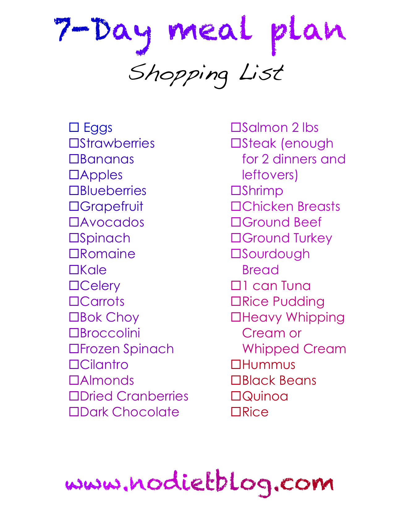 Weight Loss Meal Plans On A Budget Shopping Lists
 Weight loss meal plans with shopping list online workout