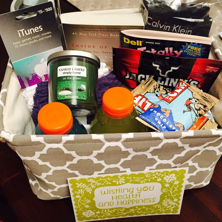 Weight Loss Surgery Gift Basket
 Gift basket ideas for men This one in particular is for a