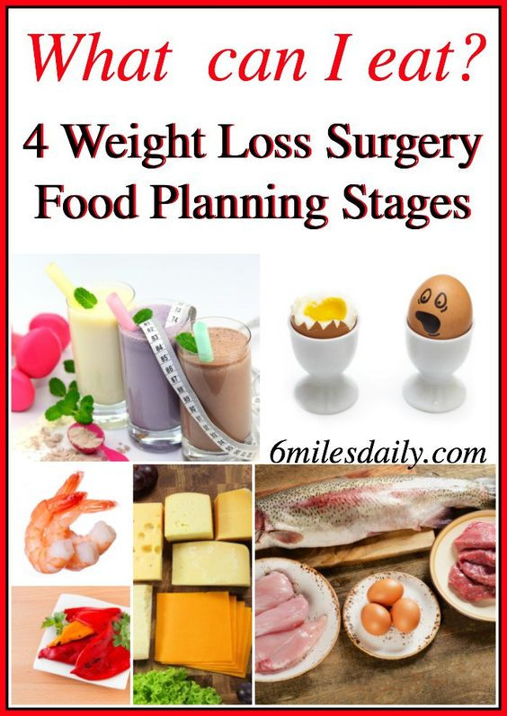 Weight Loss Surgery Meals
 Weight loss surgery Food ideas and Food on Pinterest