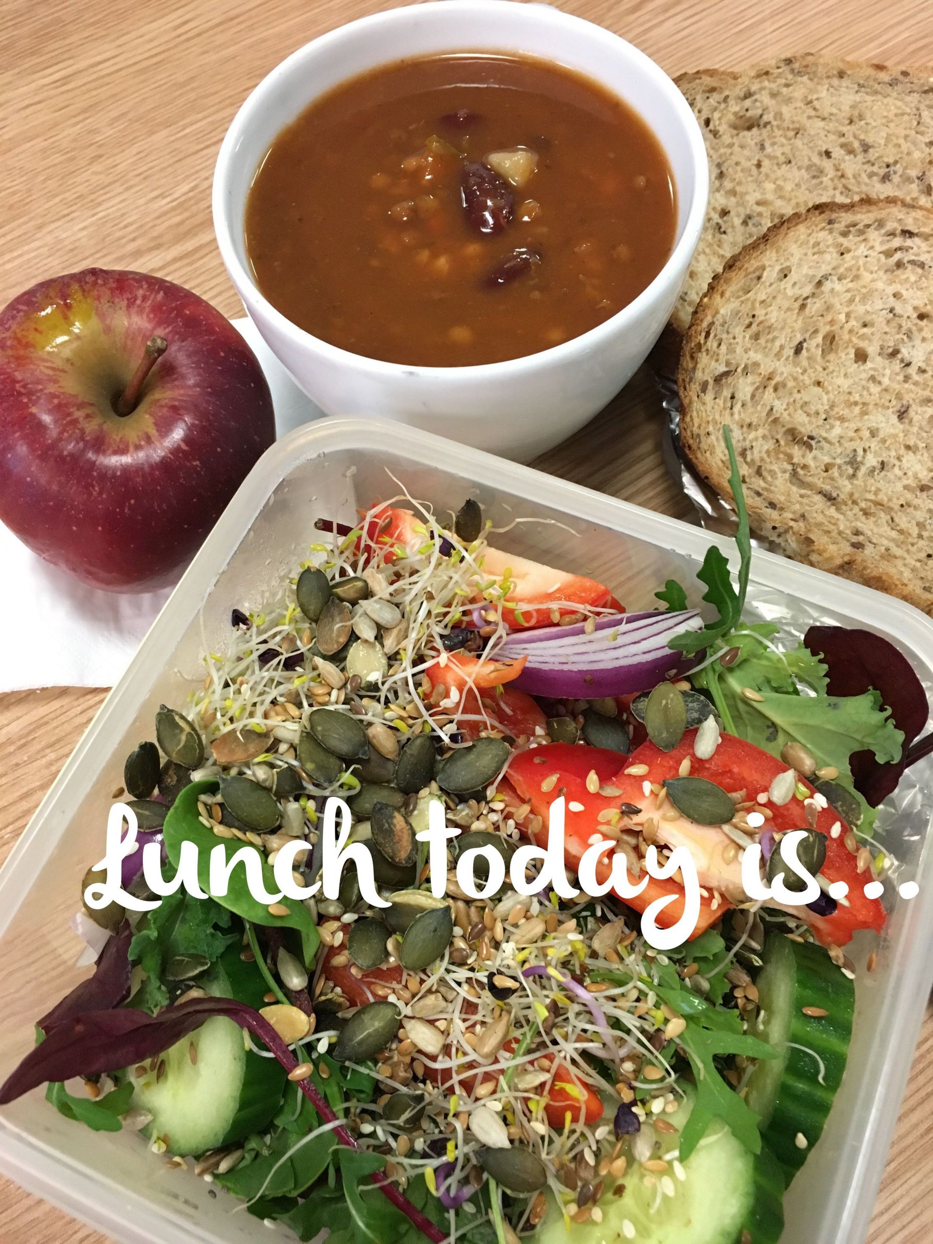Whole Grain Plant Based Recipes
 lunchtodayis plant based lentil and bean soup mixed